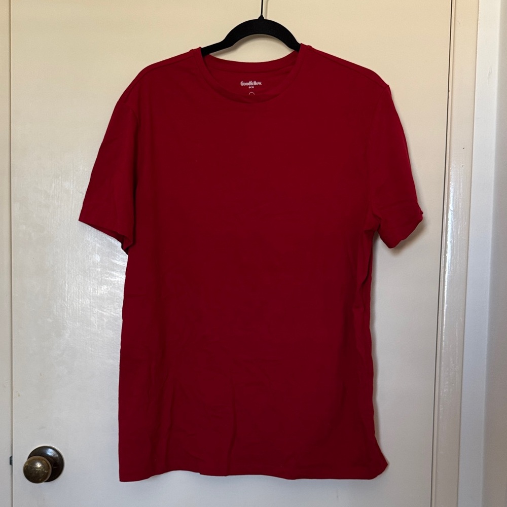 Goodfellow & Co Men's Bold Red Short Sleeve Tee